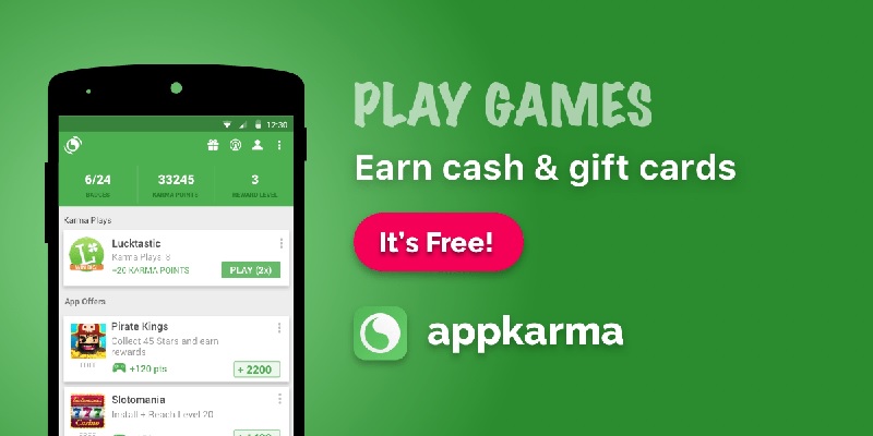 Chơi game kiếm tiền AppKarma